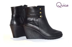 Botas Mujer Taco Chino Cinturón Reptil Otoñoinv. Quica Lujan - comprar online