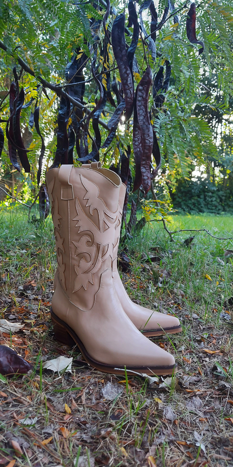 Texanas de cuero hot sale