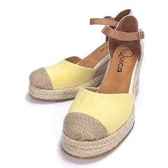 Espadrilles Alpargatas Taco Chino Sandalias Plataforma Yute Quica Ceibas - Quica