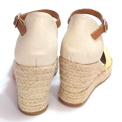 Imagen de Espadrilles Alpargatas Taco Chino Sandalias Plataforma Yute Quica Ceibas