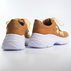 Zapatillas Sneakers Altas Cuero Plataforma Urbana Quica Puelo en internet