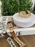 Pulseira Nina Dourado com Branco - loja online