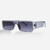 Óculos de Sol Fity Cinza Transparente - comprar online