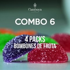 COMBO 6 - 4 PACKS BOMBONES DE FRUTA