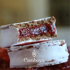 CAJA X 12 UNIDADES - MERENGUE ITALIANO RELLENO CON DULCE DE MEMBRILLO - Camboya