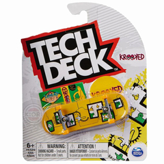 Skate de Dedo 96mm - Krooked Amarelo - Tech Deck