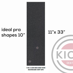 Lixa Mob Grip Mob Sheet Mob Skateboard Grip Tape 11" x 33" ( ideal para shape maior 10") - comprar online