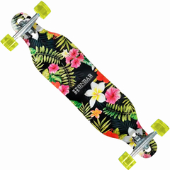 Skate longboard Hondar - Flowers pink