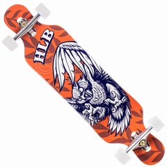 Skate Longboard Hondar - Owl Glow in The Dark