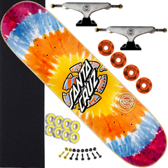 Skate Completo Profissional Santa Cruz - Warp Broken Dot - comprar online