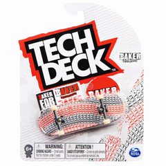 Tech deck 96mm - Baker Vermelho e Preto - Tech Deck