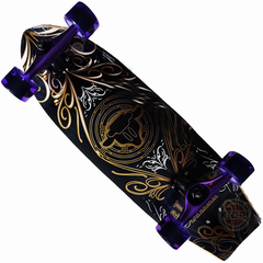 Skate Simulador de Surf profissional - Black Sheep purple