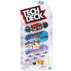 Kit 4 Skate de Dedo Coleção Krooked - Tech Deck