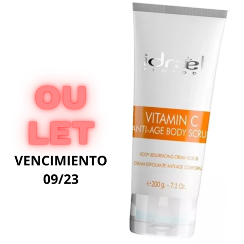 ///// OULETV. 9/2023 ///// Idraet Vitamin C Anti-age Body Scrub Crema Exfoliante 200g