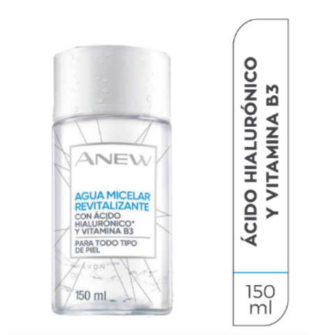 avon Agua Micelar Revitalizante con acido hialuronico- y vitamina b3 150ML