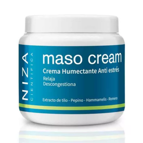 " Niza Maso Cream Crema Humectante Anti Estres Corporal 500g