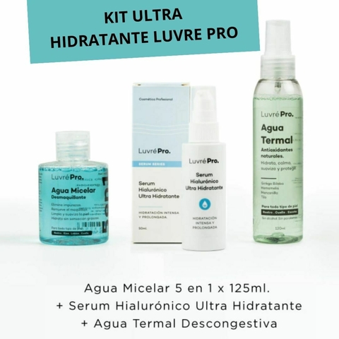 < Kit De Hidratación Profunda Luvre Pro Micelar + Serum + Agua