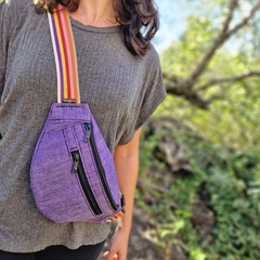 Riñonera doble bolsillo VIOLETA & COLORES - comprar online