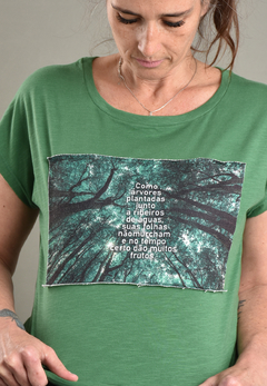 Camiseta Como Árvores na internet