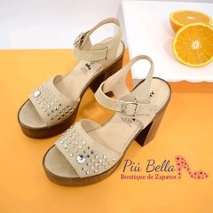 Sandalias Candela Color Beige Anca&co - comprar online