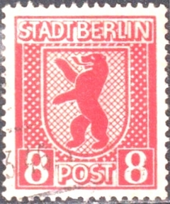 0003 ...... SÍMBOLO DE WIEDERAUFBAUS - 8 Pf, - 1945