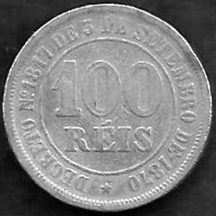 V004 IMPÉRIO - 100 RÉIS 1874