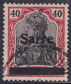 012 ...... SARRE - ovpt "SARRE" - GERMANIA 40 Pf