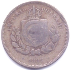 V030       BRASIL  -     100   REIS    1888