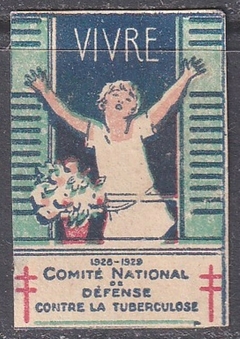 09858 .... CINDERELA - FRANÇA - TUBERCULOSE - VIVRE - 1928-1929