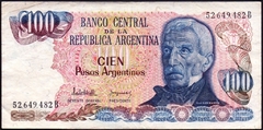 11254 ..... ARGENTINA - 100 PESOS ARGENTINOS 1983 - M B C