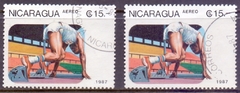 14241 .......... NICARAGUA - ESPORTES - 1987 - USADOS