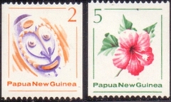 14671 ..... PAPUA E NOVA GUINÉ - FLORES - 2 e 5 FACIAIS