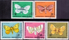 14737 ..... MONGOLIA - BORBOLETAS - 1977 - USADO