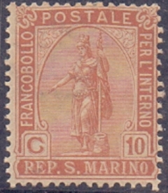 14782 ... SAN MARINO - 10 CENTESIMI - 1922 - Y 83