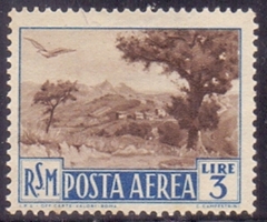 14815 ..... SAN MARINO - AÉREO Y AE 75 - TURISMO - 1950