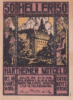 15293 ..... Einlösung - 50 heller 1920