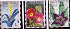 15911 .... BÉLGICA - FLORES - 1965 - SERIE USADA