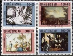 16769 GUINÉ BISSAU - PHILEX FRANCE 89 - 1989 - SERIE USADA