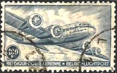 17644                 BELGICA  -   AVIÃO  -    100 FRANCOS -   USADOS