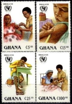 17805 GHANA - ORGANIZAÇÃO MUNDIAL DE SAÚDE - O M S - SERIE MINT