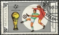 18022 ..... COPA DO MUNDO - MONGÓLIA - COPA DO MUDO ITÁLIA 90 - 1990 - USADO