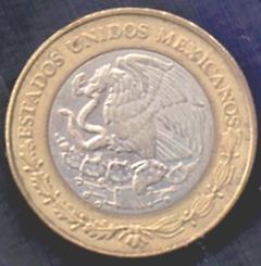 M1853 .... MEXICO - 10 PESOS 2004 - BIMETÁLICA