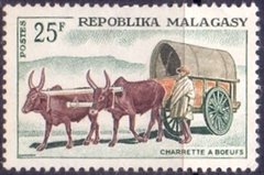 18913 ..... MALGACHE - CARRO DE BOI - 25 Fr.