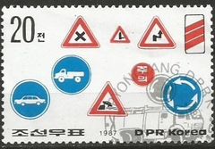 19156 KOREIA - SINAL DE TRANSITO 1987