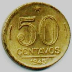 V194 REPÚBLICA - 0,50 CENTAVOS 1945 - GETÚLIO VARGAS - comprar online