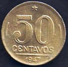 V196 REPÚBLICA - 0,50 CENTAVOS 1947 - GETÚLIO VARGAS - comprar online