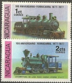 20529 NICARÁGUA - ANIVERSÁRIO DE FERROCARRIL 1977