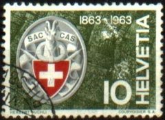 20542 SUIÇA - EMBLEMA DAS FERROVIAS 1963