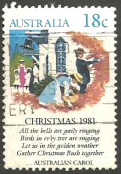 20627 NATAL - AUSTRÁLIA - CHRISTMAS' 81 - 18 c