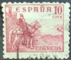 22441 .... ESPANHA - CAVALEIRO COM ARMADURA - 10 CTS - USADO